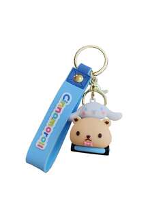 Sanrio حلقة مفاتيح مصنوعة من الحشو الناعم بشكل ساتيريو هيلو كيتي، حلقة مفاتيح جذابة، حلقة مفاتيح من سلسلة سيارات التصادم، حلقة مفاتيح من سلسلة طائرات كيوت، قلادة كورومي للحقيبة الظهر، تميمة دمية سينامورول للحقيبة، قلادة أنمي بوبوم بورين الأنيقة، هدية صغيرة كيوت، قلادة أنمي عصرية، مناسبة لمفاتيح السيارة وتميمات الحقائب المختلفة، هدية رائعة للعائلة والأصدقاء