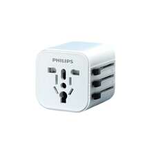 PHILIPS 插座转换器SPB1013B/93 通用，小巧便携，固定锁扣，宽电压设计，适合全球旅行/出国商务/留学 - 英規插(220-240V) - 查看 1