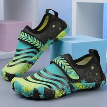 Shoes Barefoot Aqua Socks Outdoor Indoor Quick Dry Sandals Lightweight Slip On Walking Sneakers Beach Pool Swim (Little/Big) - 黑色 - 查看 5