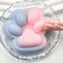 1/2/4/5 piezas Caja ciega Juguete apretable con forma de pata de gato, de repuesta lenta, juguete sensorial lindo, juguete de novedad, juguete de simulación de blobfish kawaii, juguete comprimible para autismo, alivio de estrés de silicona, regalo sorpresa de Navidad/Halloween/cumpleaños, suministros para fiesta festiva, artículo esencial de oficina