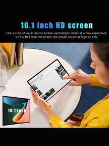 Qetupa 2025款10.1英寸高性能平板电脑，4GB+64GB，Android 14系统，支持802.11ac Wi-Fi，四核MTK 6755 1.3GHz处理器，1280*800 IPS高清大屏，6000mAh电池（不含适配器），支持Widevine L1，2MP前置摄像头，5MP后置摄像头（不支持SIM卡） - 綠色 - 查看 3