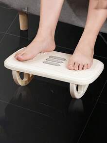 Foot Rest Footrest For Office Home, Foot Massage Pad, Adjustable Ergonomic Footrest Massage Ergonomic Adjustable Tilt Portable Plastic Footrest With Massage Rollers, Non-Slip Half-Cylinder Desk Stool For Home Office Use Suitable For Office Sitting Long, Elderly With Inconvenient Legs, Multi-Functional Adjustable Accessory Comfortable Home Furniture For Study, Living Room, Suitable As Gift For Leaders, Friends, Valentine's Day,For School Supplies,Back To School - Multicolor - View 8