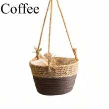 Home Decor Garden Plant Storage Basket Hanging Planter Woven Indoor Outdoor Flower Pot Holder Macrame Plant Hangers
