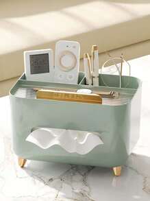 Luxurious Style Remote Control Holder Tissue Box Cover, Cream For Living Room, Bedroom, Coffee Table Home Bathroom Decor Bathroom Organizer Summer Back To School