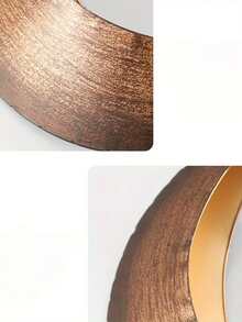 1pc Boho Moon Shaped Hanging Planter - Metal Wall Mounted Succulent Flower Pot, With Hanging Rope For Indoor Outdoor Decor, Rustic Gold Black Finish, No Electricity, Metallic Luster, Moon Shape, Wall Decor Hanging Basket For Succulents, Cactus, Plants, Outdoor Garden Decor, Patio, Hanging Gardening Supplies, Small Plant Decor, Gift For Plant Lovers, Halloween, Christmas, Thanksgiving Decoration