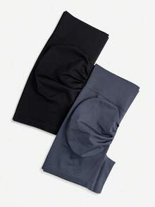 TNTOR Pantalones cortos de running de talla grande para mujer, con cintura alta a prueba de sentadillas, pantalones cortos ocultos con bolsillos, cintura elástica, pantalones cortos de compresión que absorben la humedad para entrenamiento, yoga, ciclismo