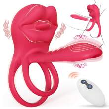 Wireless Remote Control Silicone Vibrating Bullet Vibrator Penis Cock Ring Male Stimulation Prostate Massager Dildos Adult Sex Toys, Men Penis Lock Insertion Sex Toys For Couples Women Vagina Clitoris G-Spot Stimulator, 9 Vibration Modes, Waterproof