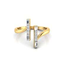 Elegant Ring, 18K Gold Plated With Zirconia, Minimalist Style Women's Ring, Jewelry For Engagement, Wedding, Daily Wear, Party Accessory Or Personal Style Statement