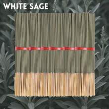 20/50/126pcs White Sage Smudge Sticks, 8.66 Inches, Refreshing Air, Suitable For Yoga & Meditation, Purify Spiri, Eliminate Negative Energy