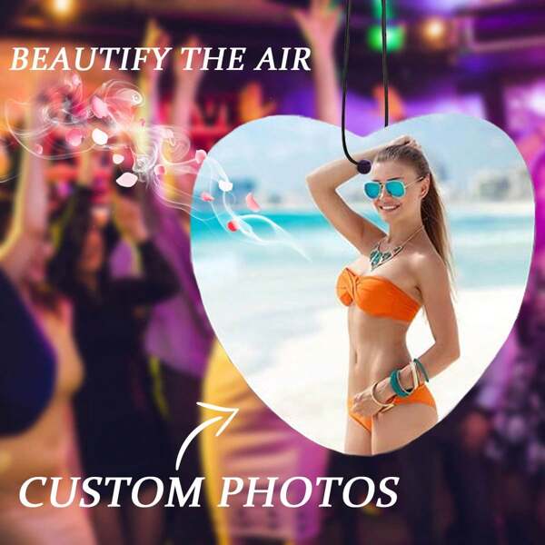 Custom Scented Fragrance Discs, Personalized Photo Scented Hanging Decor, Air Purifying For Bedroom, Scented Party & Outdoor Mosquito Repellent