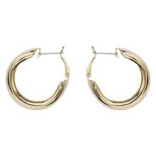 2 pares de pendientes de aro en forma de C minimalistas y geométricos de acero inoxidable, pendientes versátiles para mujeres