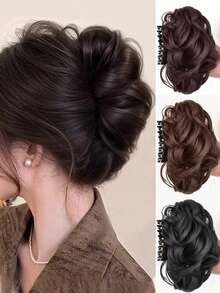 合成卷发假发发爪时尚装饰发夹螃蟹女孩礼物发饰情人节头饰