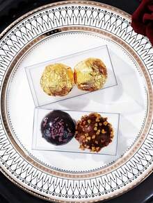 5件透明空白巧克力包装盒迷你蛋糕马卡龙塑料盒长方形盒糖果饼干礼盒烘焙糕点PET盒 - 彩色 - 查看 8