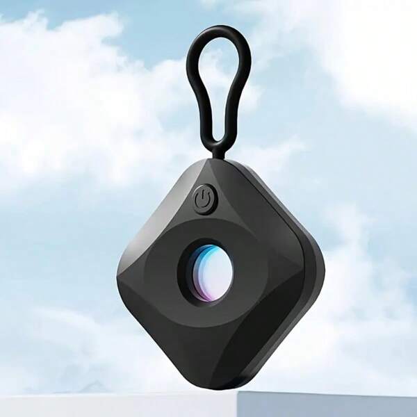 [Mini Detector de Cámara Espía] 1 pieza Mini Detector de Cámara Antiespionaje con control táctil - Batería recargable de litio, larga autonomía de 720H, largo alcance, carga Tipo C - Dispositivo de seguridad para protección de la privacidad para usar en el hogar, hotel, dormitorio