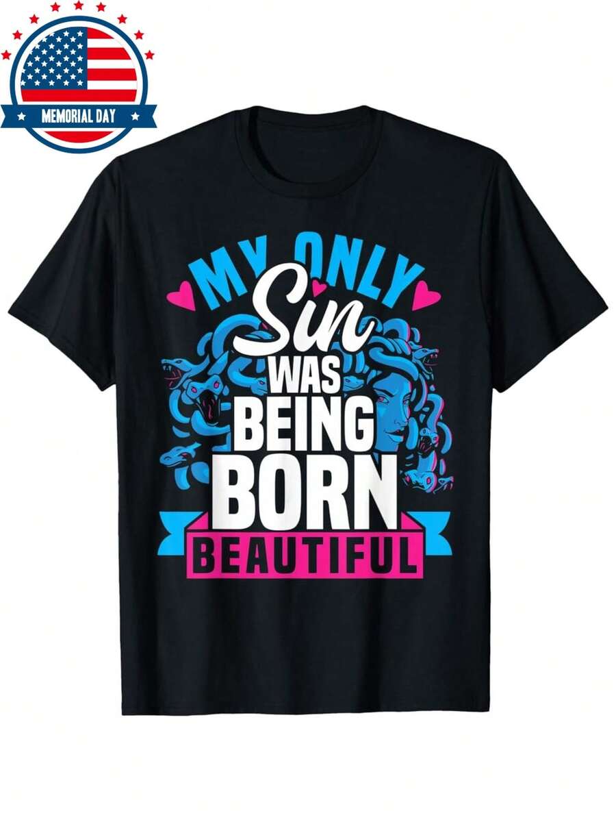 Greek Mythology Beautiful Medusa Women T Shirt