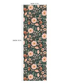 Pink Flowers Pattern Peel & Stick Wallpaper Boho Floral Garden Bedroom Self-Adhesive Removable Wallcovering Pre-Pasted Flowering Meadow Wall Paper Wall Stickers Room Decor Wall Decor Wall Sticker