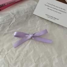 2 pezzi/set Fermagli da capelli in metallo a fiocco in tinta unita per donna, stile universitario adatti per uso quotidiano, a casa, per il pendolarismo, casual all'aperto e appuntamenti, per la primavera/estate, mollette a molla, mollette per capelli, fermagli per capelli, graffette per capelli