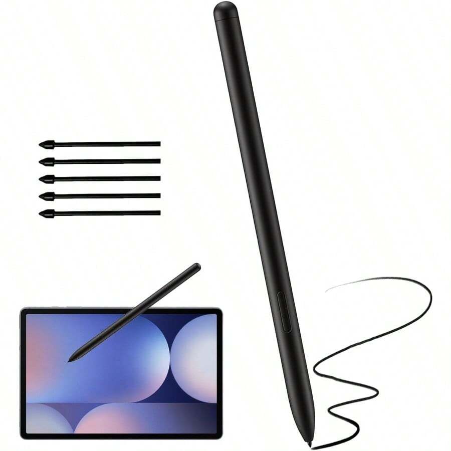 Galaxy Tab S10 FE S10 FE+ Stylus Pen For Samsung Galaxy Tab S10 FE S10 FE Plus S10 FE+ S Pen Compatible With Samsung Galaxy Tab S10 FE S10 FE+ S10 FE Plus With Nibs Black 89kaj - màu đen - Xem 1