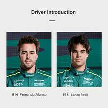 Bburago 1:43 Aston  F1 Car Model Racing Car Model Simulation Alloy 2023 Formula Racing Car Peripherals