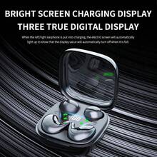 Two Pairs Dual Wireless Earphones With LED Display, Long Battery Life, Stereo Sound Quality, Low Latency, And Transparent Charging Compartment For Couples And Gaming - Nhiều màu - Xem 5