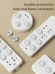 12 pezzi (6 pezzi con 2 fori + 6 pezzi con 3 fori) Copri presa in materiale ignifugo ABS, copertura isolante standard per prese domestiche, per prevenire scosse elettriche, ideale per decorazioni da bagno e regali per la casa, facile da installare, flessibile da usare, antipolvere, impermeabile, prolungando la durata di servizio della presa,...