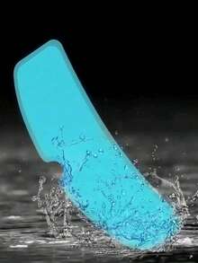 1pc High Definition Motorcycle Helmet Rain Shield Anti-Fog Patch - Blue - View 14