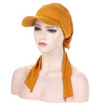 Designer Bowknot Turban - Adjustable Twist-Front Headwear With Flared Tail - A - View 14