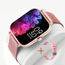 Eytlptoc Neue kabellose Smartwatch Anrufe, Smartwatches für Männer und Frauen, 1,85 Zoll Farbbildschirm, modische Smartwatch für Frauen, Smartwatch für Männer und kompatibel mit Android und iOS Smartphones!