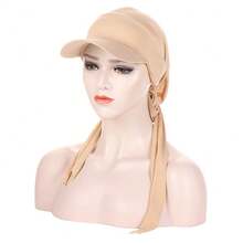 Designer Bowknot Turban - Adjustable Twist-Front Headwear With Flared Tail - A - View 13