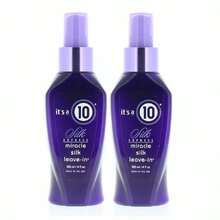It's A 10 Silk Express Miracle Silk Leave In 4oz/120ml (2 Pack) Frizz-Reducing, And Volumizing, Ideal For All Hair Types Perfect For Everyday Wear, Travel, Trial Use, Gifting, Dates, Parties, Holidays, And Special Occasions - 無色 - 查看 2