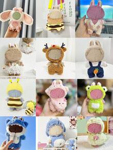 1pc (Clothes Only) 17cm Doll Clothes Overalls DIY Doll Clothes Decoration