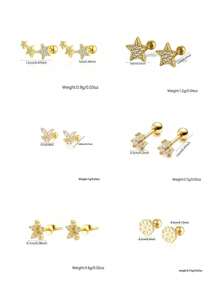 Single One Earrings 1 Pc Sterling Silver Earrings Jewelry Gift Women Silver Stud Earrings Screw Earrings Cartilage Earrings Ear Piercing Tassel Earrings Stud Earrings Screw Ball Thread Ear Bone Nail Cartilage Piercing Earrings Women Jewelry Gift