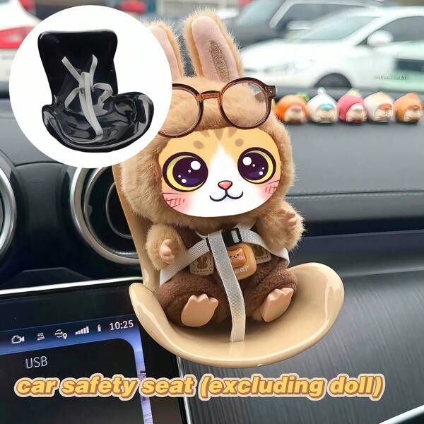 Doll Safety Seat Belle Pendant Car Sofa Ornaments Decorative Sitting Posture