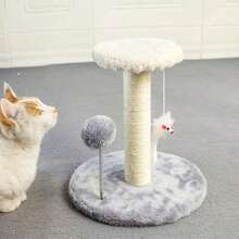 1PC Cat Climbing Frame, Cat Scratching Column, Cat Tree - Durable Cat Climbing Frame, Scratching Board, And Cat Toys - Cat Teasing Toys - Cat Toys - Cat Self Entertainment Pet Supplies - Suitable For Cats And Kittens To Use - Multicolor - View 4