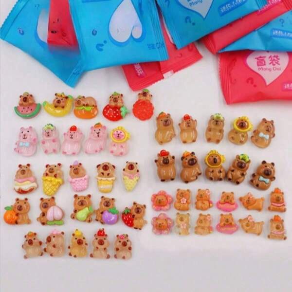 20pcs Cute Finless Dolphin Blind Bag Finless Dolphin Surprise Lucky Gift Box, Finless Dolphin Theme Surprise Independent Packaging, Suitable For Holiday Party Gifts For 14 Years And Above, Birthday And Festival Gifts, Party Surprise Cartoon Accessories, Birthday Gifts, Festival Parties, Perfect Toy Gifts For Giving To People