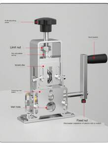 Spelacavo elettrico multifunzionale, taglierino in acciaio inossidabile per fili, pinze da elettricista di grado industriale per cablaggio, taglio, spellatura, crimpatura, presa, torsione, estrazione chiodi, struttura in metallo, macchina manuale per pelatura uso domestico ed industriale - Spelacavo e taglierino multifunzionale di grado industriale, chiave a pinza con struttura in metallo e impugnatura antiscivolo