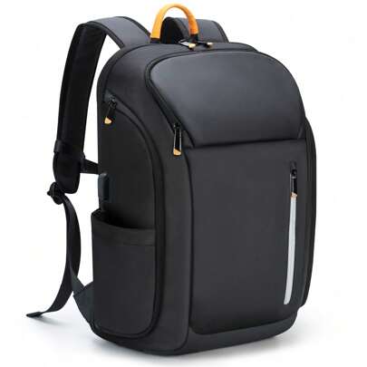 Business Backpack For Men -30L Airplane Approved Travel Backpacks With USB Charging Port Fit 17.3 Inch Laptop 900D Nylon Water-Resistant Ergonomic Com