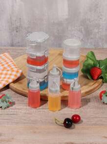 1/4 Stücke Gewürzdosierflasche Haushalt, transparente Sauce Flasche, Quetschflasche, geeignet für Büro, Lunchbox, Picknick, Öl, Sojasoße, Honig, Salat, Gewürz Flasche, Outdoor Grillen Gewürz Flasche, Küchen Gewürz Glas, Küchen Zubehör