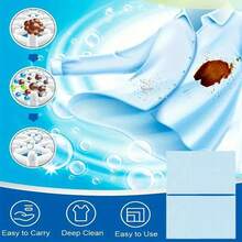 30pcs High-Efficiency Laundry Pods, Effectively Remove Stains Like Grease And Coffee, Gentle On Fabrics, Suitable For All Home Textiles, Machine Or Hand Wash