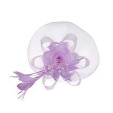 1Pc Tea Party Fascinator Hats For Women 50s Headwear Mesh Flower Cocktail Wedding Church Derby Hat, Hair Accessories, Tiny Hats, Mini Fascinator, Mini Cap