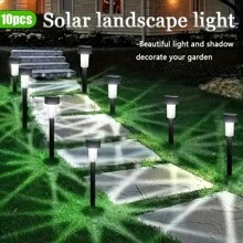 6 Stücke/1 Stück, Solar LED dekorative Ambient Beleuchtung, geeignet für Balkon - Außenbereich - Garten - Schwimmbad Boden - Dekoration, LED wasserdicht Mehrfarbiges Nachtlicht, eine tolle Wahl für den Sommer