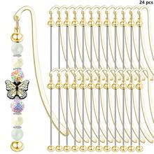 3/6/8/10/12/24pcs Beaded Bookmarks - DIY Bookmarks Metal Bookmarks, Exquisite Beaded Bookmark Tassels, Suitable As Gifts For Book Lovers, Students, Teachers, Friends And Family - Beaded Bookmark - View 20