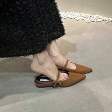 Women Flat Sandals - 淺棕色 - 查看 2