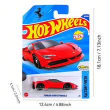 Hot Wheels 1:64 比例车辆，可玩耍或展示，压铸 25J 压铸汽车收藏仿真玩具车模型 F1 合金 C4982 小型车收藏爱好者礼物男孩汽车模型 - 25J-58 - 查看 11