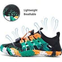 Shoes Barefoot Aqua Socks Outdoor Indoor Quick Dry Sandals Lightweight Slip On Walking Sneakers Beach Pool Swim (Little/Big) - 10-黑色 - 查看 2