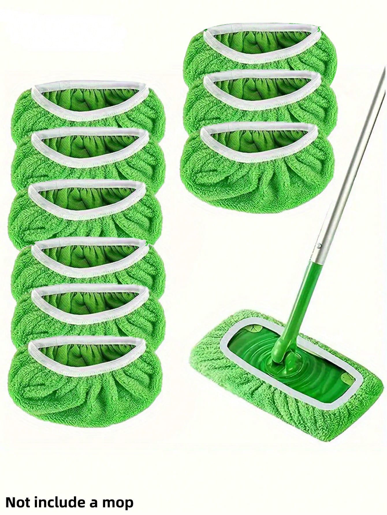 قطع من قماش الاستبدال لمسح الأرضيات 10 قطع – قابلة...