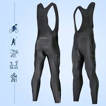 Pantaloni da ciclismo da uomo XTIGER, con imbottitura 5D per il sedile, tre tasche, pantaloni da ciclismo con strisce antiscivolo, leggings da ciclismo da uomo, comodi e aderenti, traspiranti e ad asciugatura rapida, adatti per sport all'aperto e attrezzatura da ciclismo casual