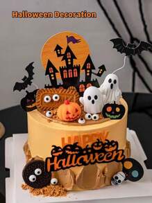 85g Wielkanocne dekoracje na ciasto, artykuły do pieczenia, słodkie artykuły dekoracyjne DIY, w tym różowe i niebieskie uszy króliczka, marchewki, papilotki do babeczek