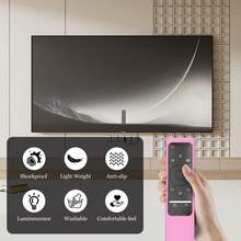 Funda protectora de silicona con diseño vertical, compatible con el control remoto curvo de Smart TV serie BN59, que brilla en la oscuridad, ligera, antideslizante, para el Día de la Mujer, artículos de viaje, recuerdos de boda, Y2k, dormitorio, accesorios de coche para mujeres, decoración de cocina - Multicolor - Ver 6