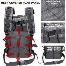 Lightweight Fishing Tackle Backpack Professional WaterResistant AllinOne Rod Holder Gear Storage - Black - View 5